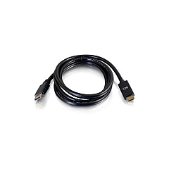 C2G 6ft Dp To Hdmi Cable 4k Passive Black (54433) C2G 6ft Dp To Hdmi Cable 4k Passive Black (54433)
