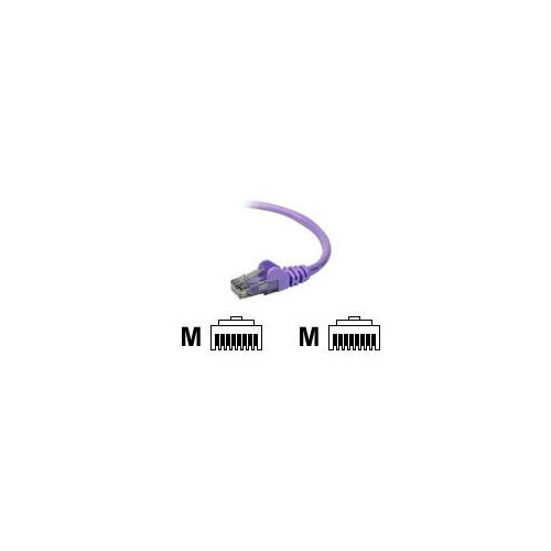 Belkin 6ft Cat6 Snagless Patch Cable Purple (A3L980-06-PUR-S)