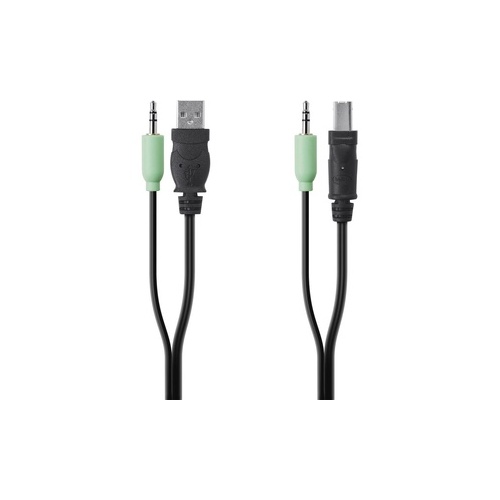 Belkin Taa Usb/aud Skvm Cbl,6 Ft (F1D9022B06T)