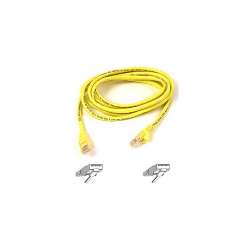 Belkin 7ft Cat6 Snagless Patch Cable Yellow (A3L980-07-YLW-S)