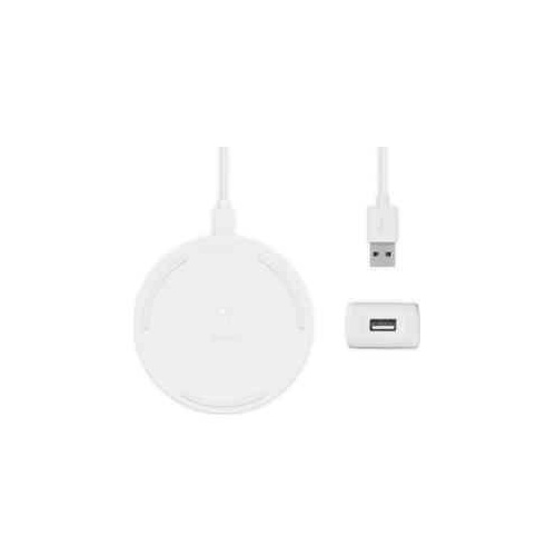 Belkin 10w Wireless Chrg Pad+qc 3.0 Wall Chgr+c (WIA001TTWH)