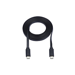 Tripp Lite Usb C To Usb C Cable Flat M/m Black 6ft (U040-006-C-FL)