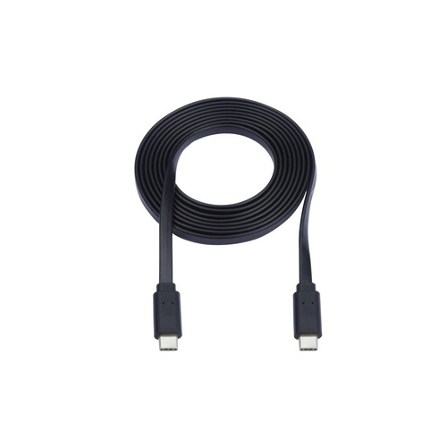 Tripp Lite Usb C To Usb C Cable Flat M/m Black 6ft (U040-006-C-FL)