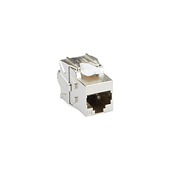 Black Box Cat6a Jack - Shielded, Silver, Taa (FMT700-R2) Black Box Cat6a Jack - Shielded, Silver, Taa (FMT700-R2)