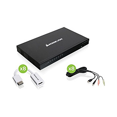 Iogear 8-port Usb Ps2 Hd & Displayport (GCS1808HDPKITU)