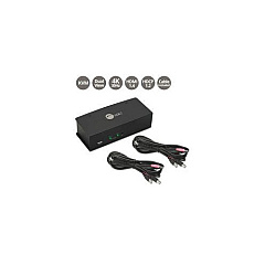 SIIG 2x1 Dual View Usb Hdmi Kvm Switch 4k (CEKV0711S1)