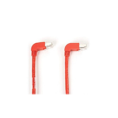 Black Box Cat6 250-mhz Molded Angled Stranded Ethernet Patch Cable - Shielded (s/ftp), Cm Pvc (rj45 M/m), Red, 1-ft. (0.3-m) (EVNSL213S-0001-90DD) Black Box Cat6 250-mhz Molded Angled Stranded Ethernet Patch Cable - Shielded (s/ftp), Cm Pvc (rj45 M/m), Red, 1-ft. (0.3-m) (EVNSL213S-0001-90DD)