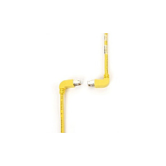 Black Box Cat6 250-mhz Molded Angled Stranded Ethernet Patch Cable - Shielded (s/ftp), Cm Pvc (rj45 M/m), Yellow, 1-ft. (0.3-m) (EVNSL214S-0001-90DU) Black Box Cat6 250-mhz Molded Angled Stranded Ethernet Patch Cable - Shielded (s/ftp), Cm Pvc (rj45 M/m), Yellow, 1-ft. (0.3-m) (EVNSL214S-0001-90DU)