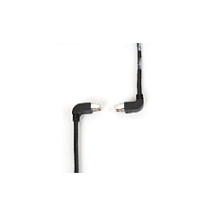 Black Box Cat6 250-mhz Molded Angled Stranded Ethernet Patch Cable - Shielded (s/ftp), Cm Pvc (rj45 M/m), Black, 15-ft. (4.6-m) (EVNSL217S-0015-90DU) Black Box Cat6 250-mhz Molded Angled Stranded Ethernet Patch Cable - Shielded (s/ftp), Cm Pvc (rj45 M/m), Black, 15-ft. (4.6-m) (EVNSL217S-0015-90DU)