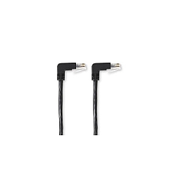 Black Box Cat5e 100-mhz Molded Angled Stranded Ethernet Patch Cable - Unshielded (utp), Cm Pvc (rj45 M/m), Black, 15-ft. (4.6-m) (EVNSL27E-0015-90DD) Black Box Cat5e 100-mhz Molded Angled Stranded Ethernet Patch Cable - Unshielded (utp), Cm Pvc (rj45 M/m), Black, 15-ft. (4.6-m) (EVNSL27E-0015-90DD)