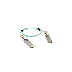 Black Box 100-gbps Active Optical Cable (aoc) - Cisco Qsfp-100g-Compatible, Aqua, 7-m (23.0-ft.) (QSFP-100G-AOC7M-BB)