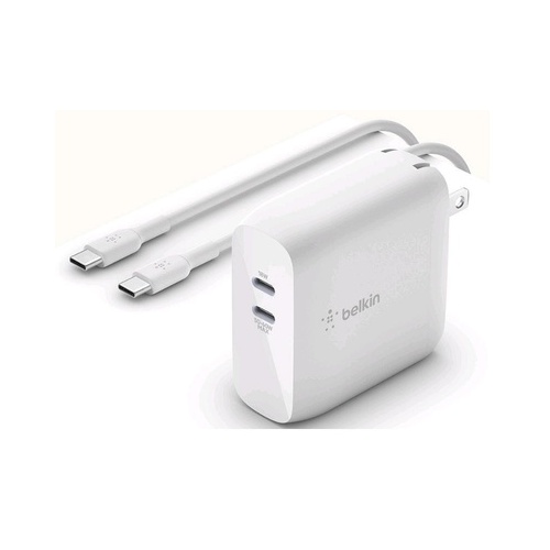 Belkin 68w Usb-c Chrr,gan,2m C-c Cbl,wht (WCH003DQ2MWH-B6)