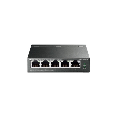 TP-Link 5-port Gigabit Easy Smart Switch With 4- (TLSG105PE)