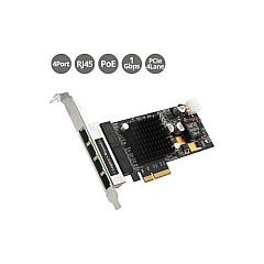 SIIG 4 Port Gigabit Ethernet Pcie Card (LBGE0811S1)