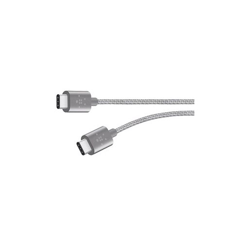 Belkin Cable,premium,usb 2.0,type C-type C,3a, (F2CU041BT06-GRY)