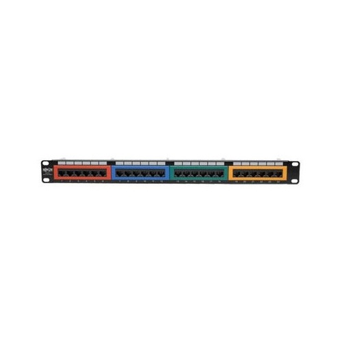 Tripp Lite 24port Cat5/cat5e Patch Panel Color-code (N053024RBGY)