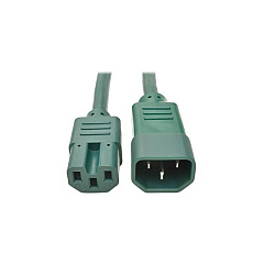 Tripp Lite 6ft Heavy Duty Power Cord C14 C15 Green (P018006AGN)