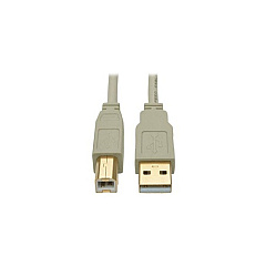 Tripp Lite 6ft Usb 2.0 Hi-speed A/b Cable M/m Beige (U022-006-BE)