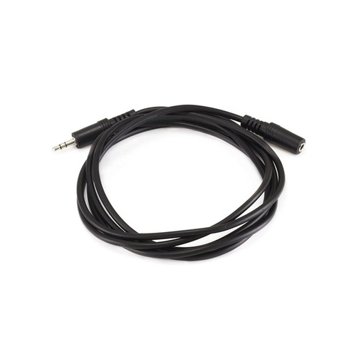 Monoprice 6ft 3.5mm Stereo Jack M/f Cable - Black (648)