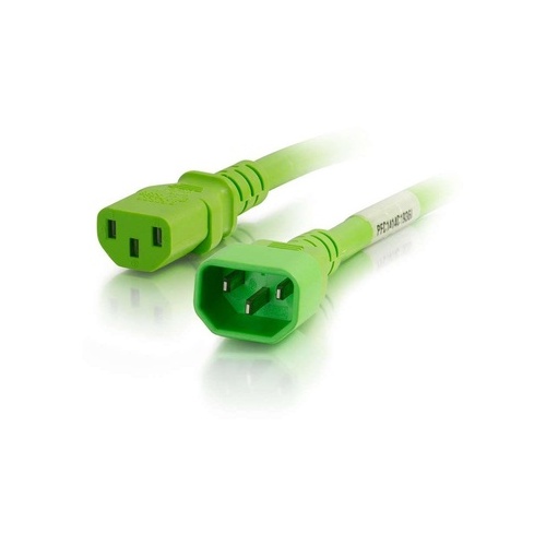 C2G 4ft C14 To C13 18/3 Sjt Green (17495)