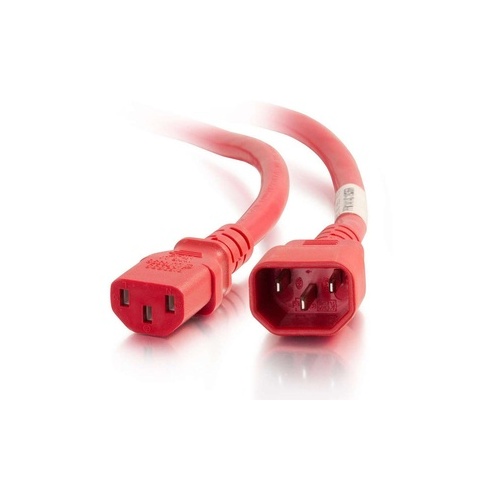 C2G 1ft C14 To C13 14/3 Sjt Red (17523)