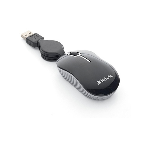 Verbatim Mini Travel Optical Mouse Black (98113)