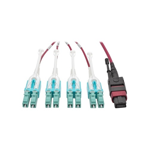 Tripp Lite 3m Mtp Mpo 8xlc Om4 Fanout Patch Cable (N84503M8LMG)