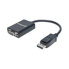 Manhattan - Strategic Dp-m To Vga/f Adapter, (6 In.) (151962)