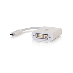C2G Usb-c To Dvi Adapter White (29484) C2G Usb-c To Dvi Adapter White (29484)