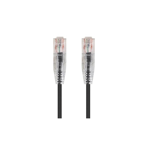 Monoprice Slimrun Cat6 Utp Cable-2ft Black (13522)