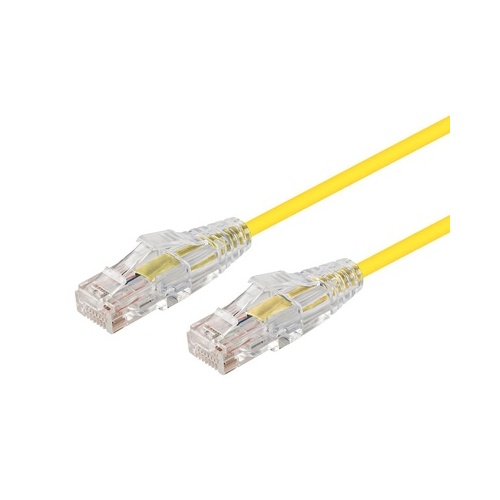 Monoprice Slimrun Cat6 Utp Cable-5ft Yellow (13536)