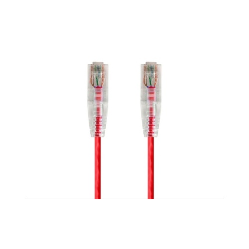 Monoprice Slimrun Cat6 Utp Cable-2ft Red (14802)
