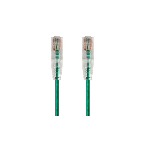 Monoprice Slimrun Cat6 Utp Cable-10ft Green (14820)