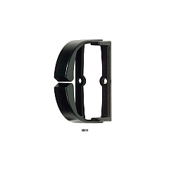 Black Box Cbl Mgr Indv Side Ring Shallow-run 1u (32826)