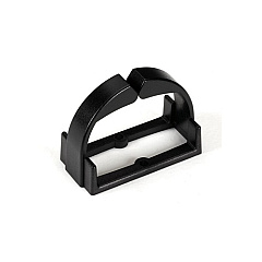 Black Box Cbl Mgr Indv Side Ring Shallow-run 2u (39711)