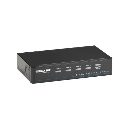 Black Box Dvi-d Splitter With Audio And Hdcp - 1x4, Gsa, Taa (AVSP-DVI1X4)