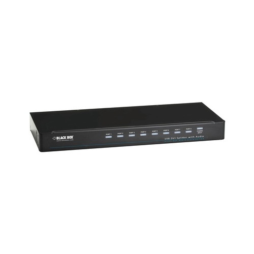 Black Box Dvi-d Splitter With Audio And Hdcp - 1x8, Gsa, Taa (AVSP-DVI1X8)