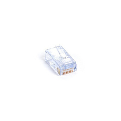 Black Box Cat5e Ez Rj45 Modular Plug Connector For Round Solid/stranded Wire - Unshielded, Taa, 100-pack, Gsa, Taa (C5EEZUP-100PAK) Black Box Cat5e Ez Rj45 Modular Plug Connector For Round Solid/stranded Wire - Unshielded, Taa, 100-pack, Gsa, Taa (C5EEZUP-100PAK)