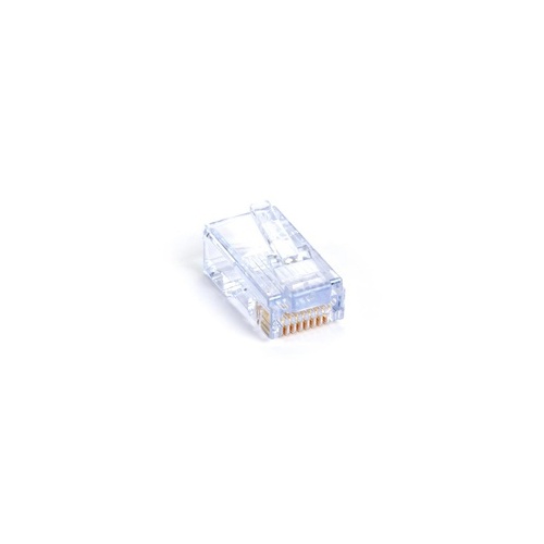 Black Box Cat5e Ez Rj45 Modular Plug Connector For Round Solid/stranded Wire - Unshielded, Taa, 25-pack, Gsa, Taa (C5EEZUP-25PAK)