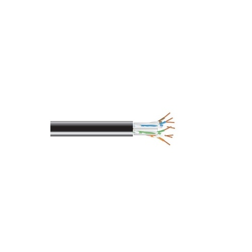 Black Box Cat6a 650-mhz Solid Ethernet Bulk Cable - Unshielded (utp), Cmr Pvc, Black, 1000-ft. (304.8-m) Spool, Gsa, Taa (C6ABC50-BK-1000)