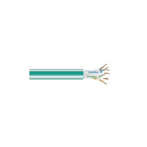 Black Box Cat6a 650-mhz Solid Ethernet Bulk Cable - Unshielded (utp), Cmr Pvc, Green, 1000-ft. (304.8-m) Spool, Gsa, Taa (C6ABC50-GN-1000)