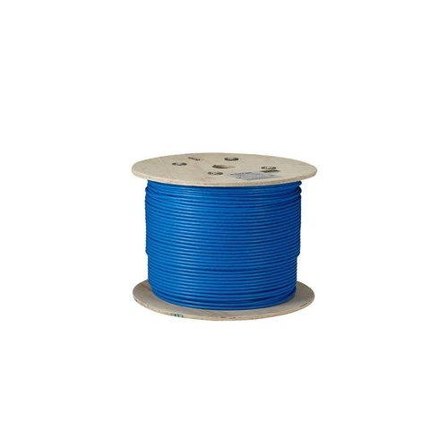 Black Box Cat6a 650-mhz Solid Ethernet Bulk Cable - Shielded (f/utp), Cmr Pvc, Blue, 1000-ft. (304.8-m) Spool (C6ABC50S-BL-1000)