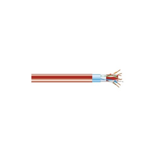 Black Box Cat6a 650-mhz Solid Ethernet Bulk Cable - Shielded (f/utp), Cmr Pvc, Red, 1000-ft. (304.8-m) Spool (C6ABC50S-RD-1000)