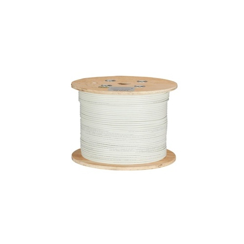 Black Box Cat6a 650-mhz Solid Ethernet Bulk Cable - Shielded (f/utp), Cmr Pvc, White, 1000-ft. (304.8-m) Spool (C6ABC50S-WH-1000)