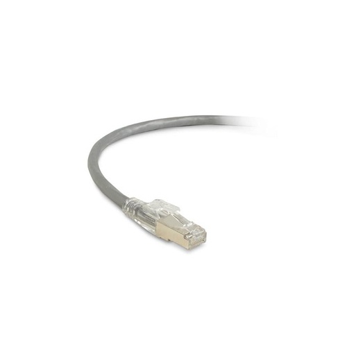Black Box Cat6 250-mhz Locking Snagless Stranded Ethernet Patch Cable - Shielded (s/ftp), Cm Pvc (rj45 M/m), Gray, 6-ft. (1.8-m) (C6PC70S-GY-06)