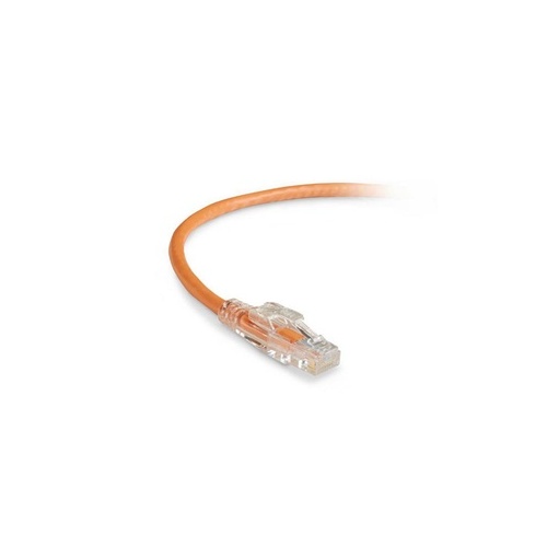 Black Box Cat6 250-mhz Locking Snagless Stranded Ethernet Patch Cable-shielded (s/ftp), Cm Pvc (rj45 M/m), Orange, 6-ft. (1.8-m) (C6PC70S-OR-06)