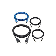 Tripp Lite Displayport Kvm Cable Kit 4k 10ft (P785DPKIT10) Tripp Lite Displayport Kvm Cable Kit 4k 10ft (P785DPKIT10)
