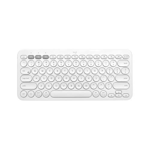 Logitech - K380 Multi-device Bluetooth Keyboard For Pc - Off-white (920-009600)