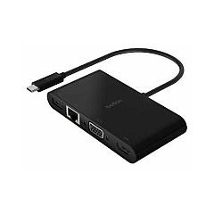 Belkin Adpt,usbc-gbe,hdmi,vga,usba,100w Pd,blk (AVC004BTBK)