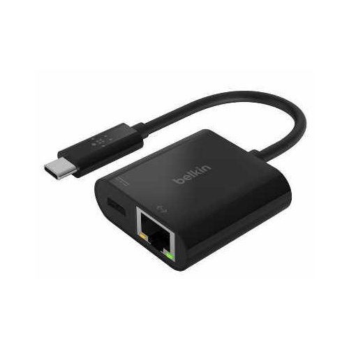 Belkin Adpt,usbc-gigabit Ethernet,60w Pd,blk (INC001BTBK)